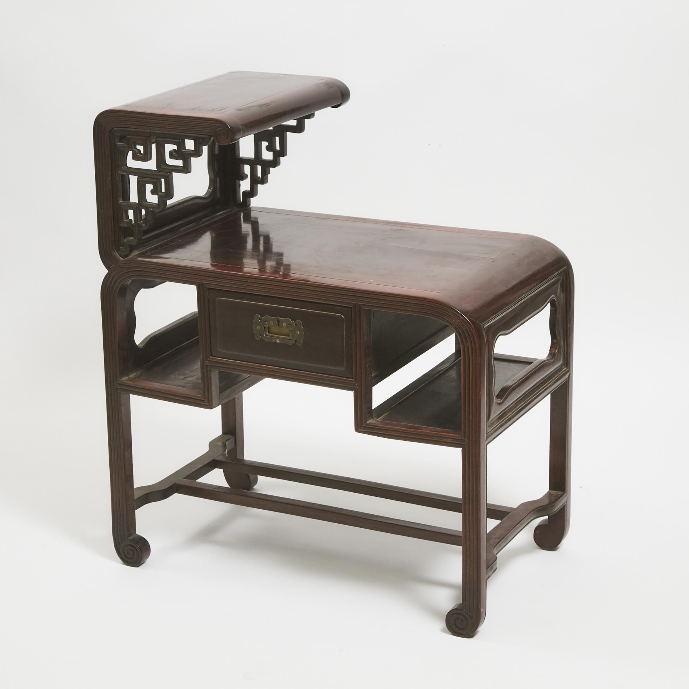 A Chinese Hardwood Two-Tier Low Table