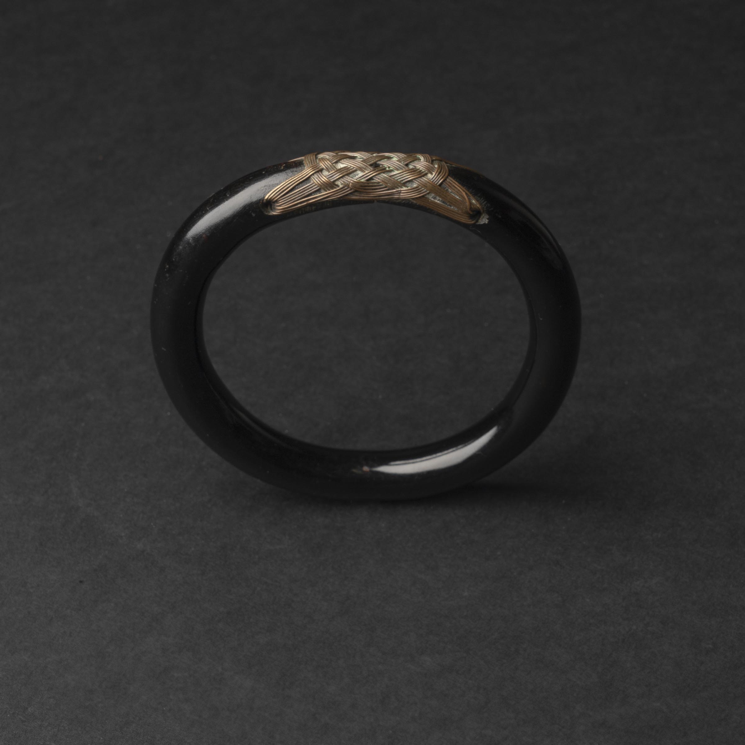 A Black Coral Bangle 19th Century 279b5d