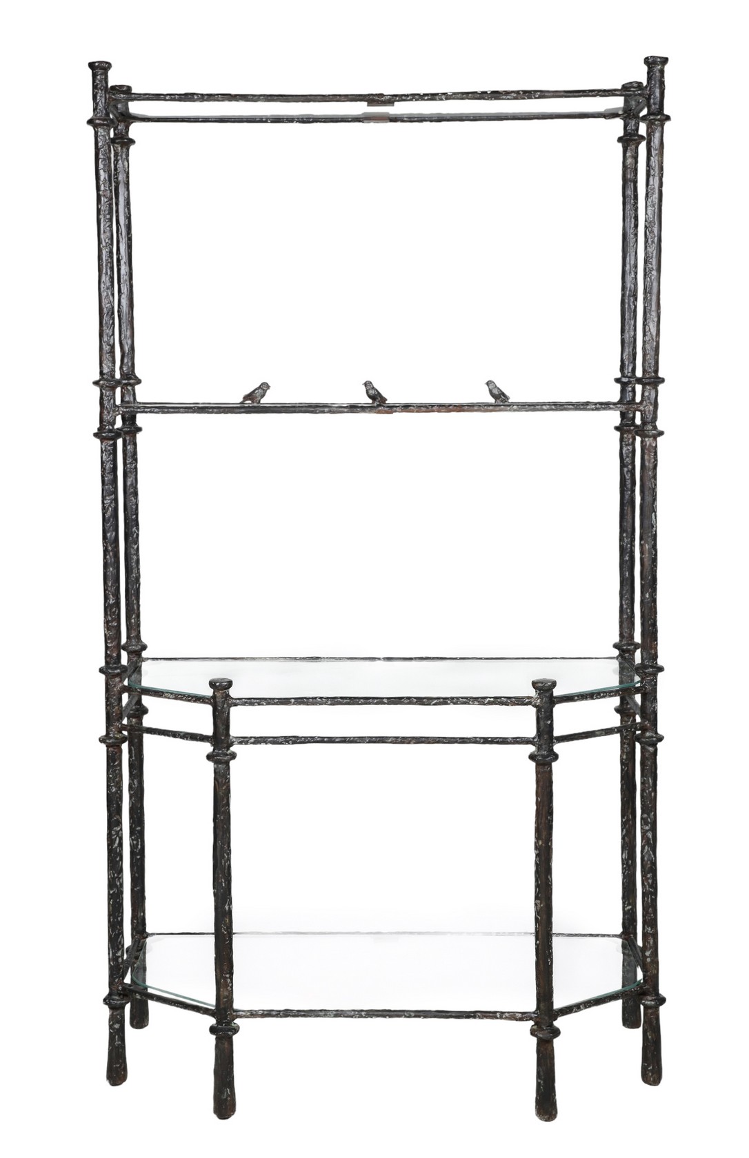 Ilana Goor style Brutalist etagere,