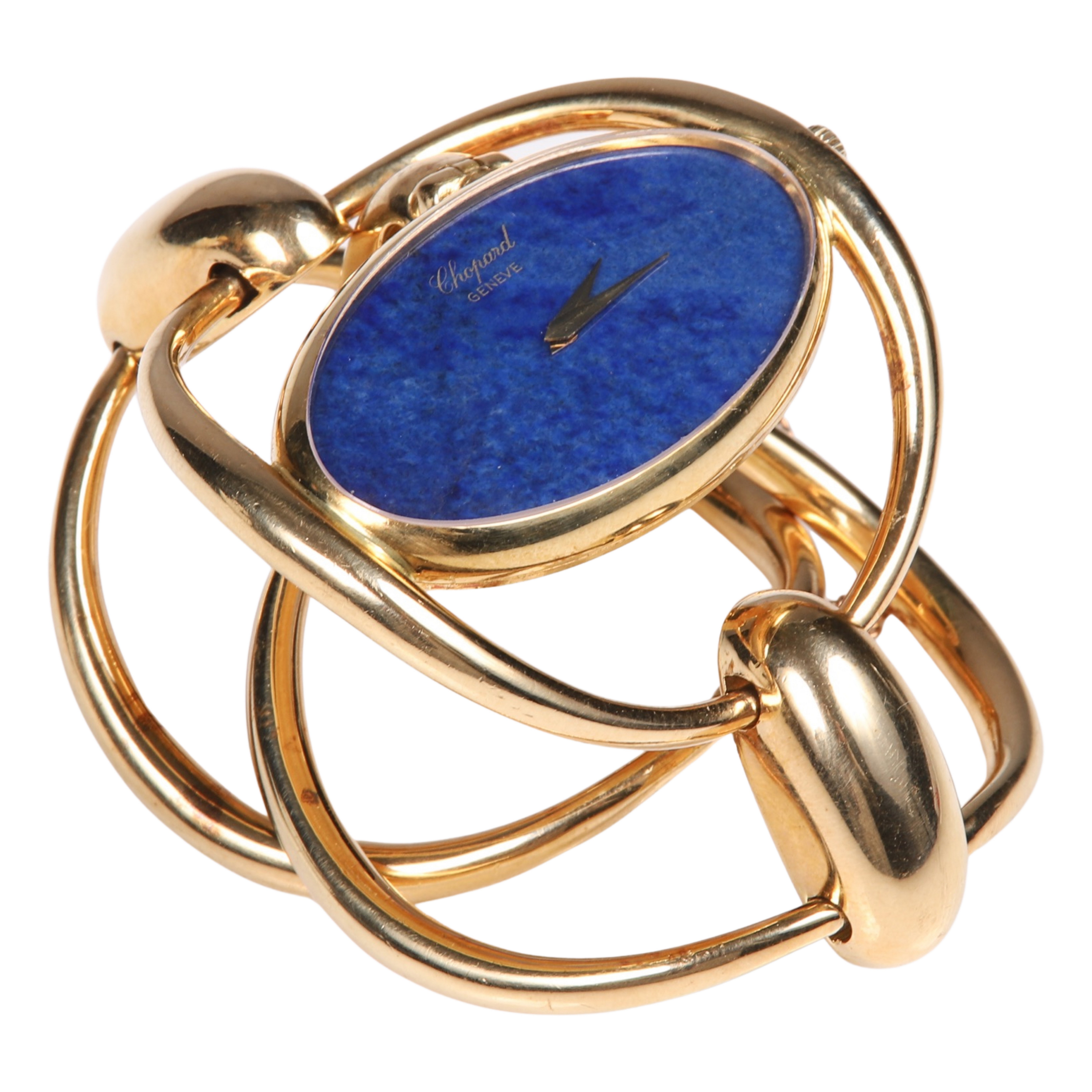 Chopard 18K lapis face ladies bracelet