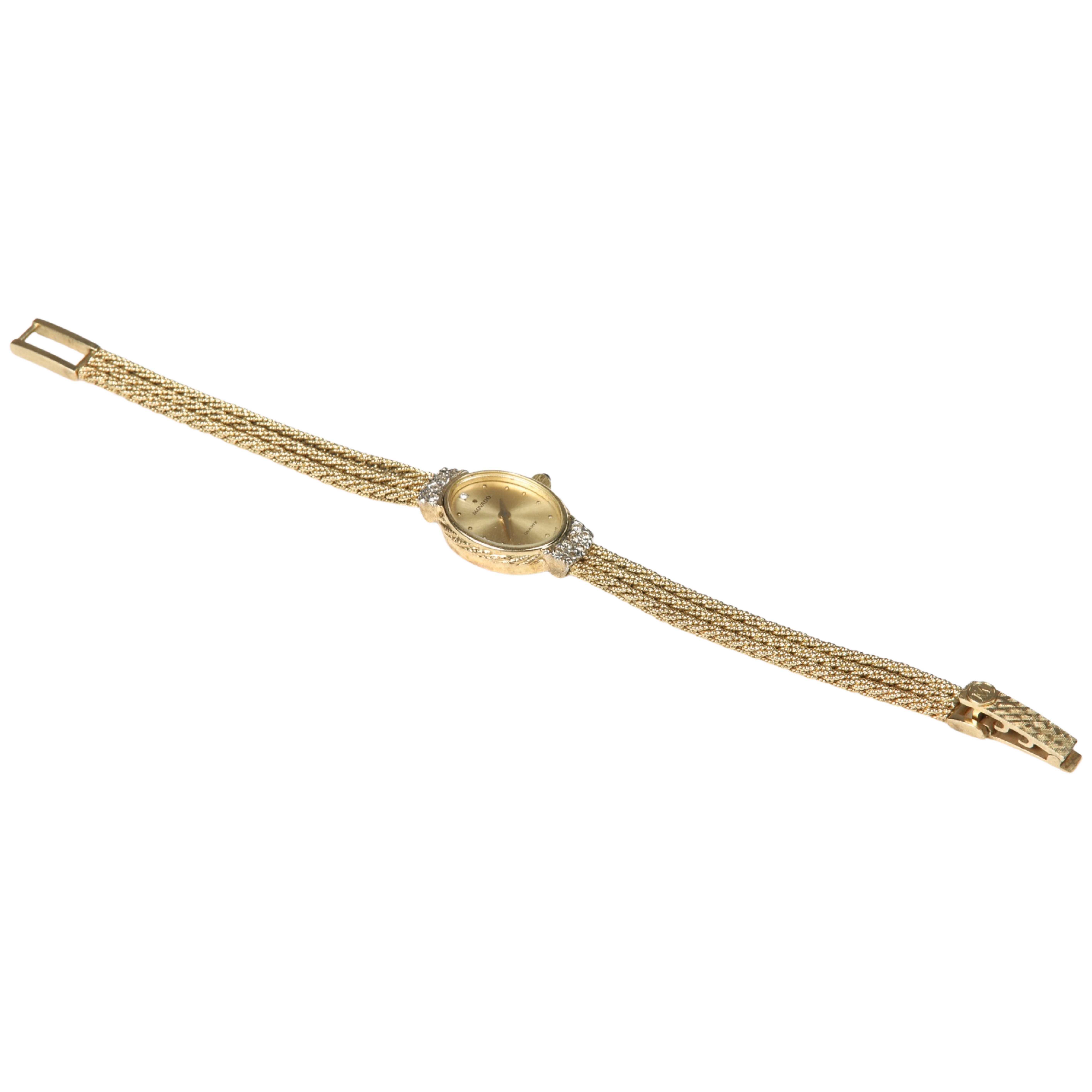 14k Movado ladies bracelet watch  27a401