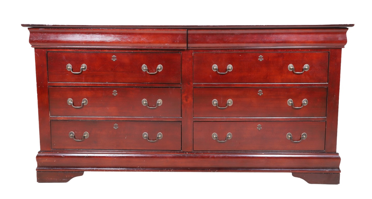 Contemporary side by side chest of drawers,