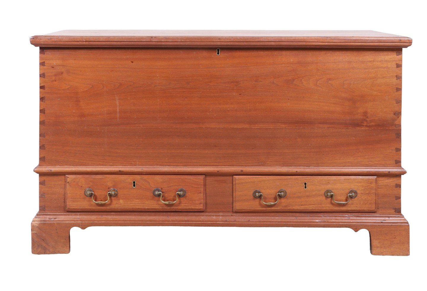 Cherry dovetailed blanket chest 27a535