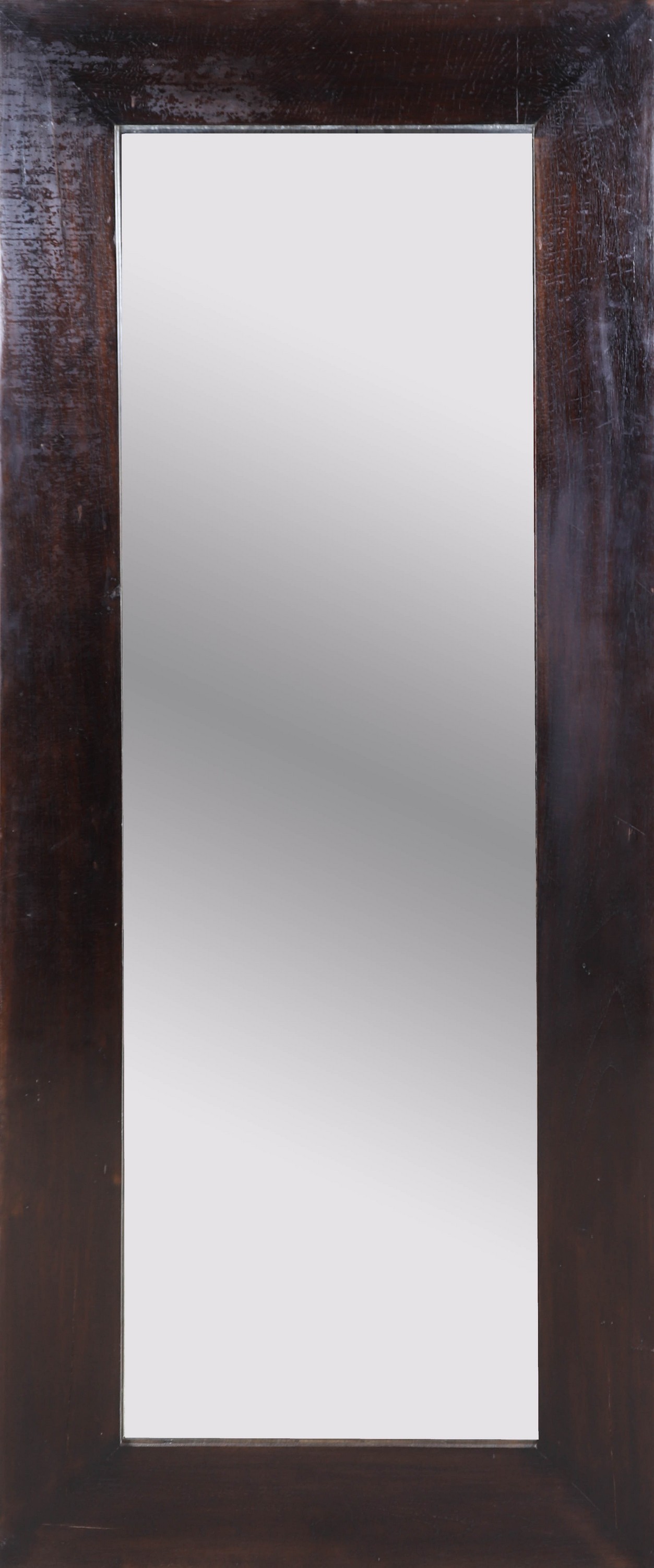 Large oak mirror, 75 x 31