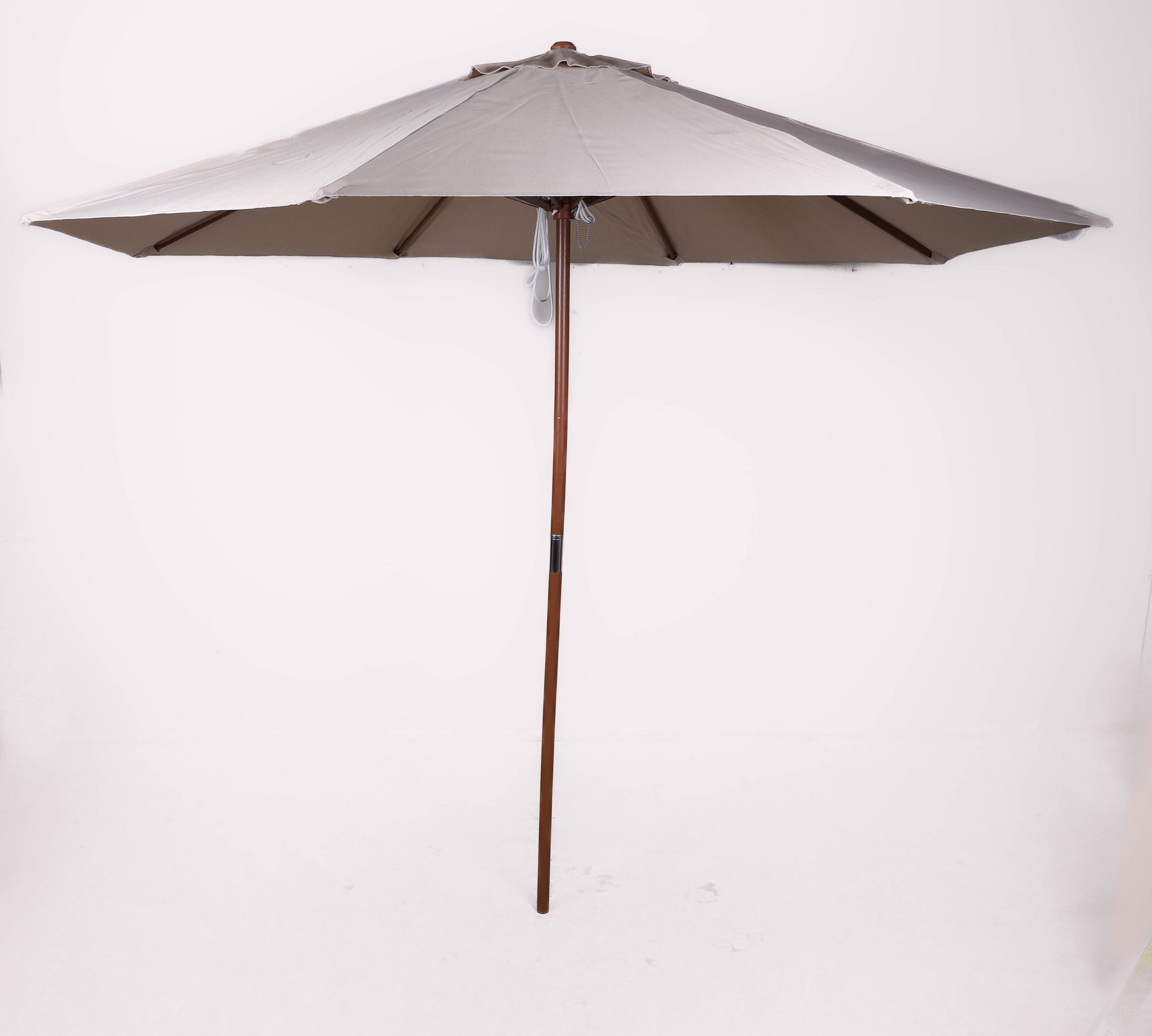 9 wood market canopy/umbrella, camel