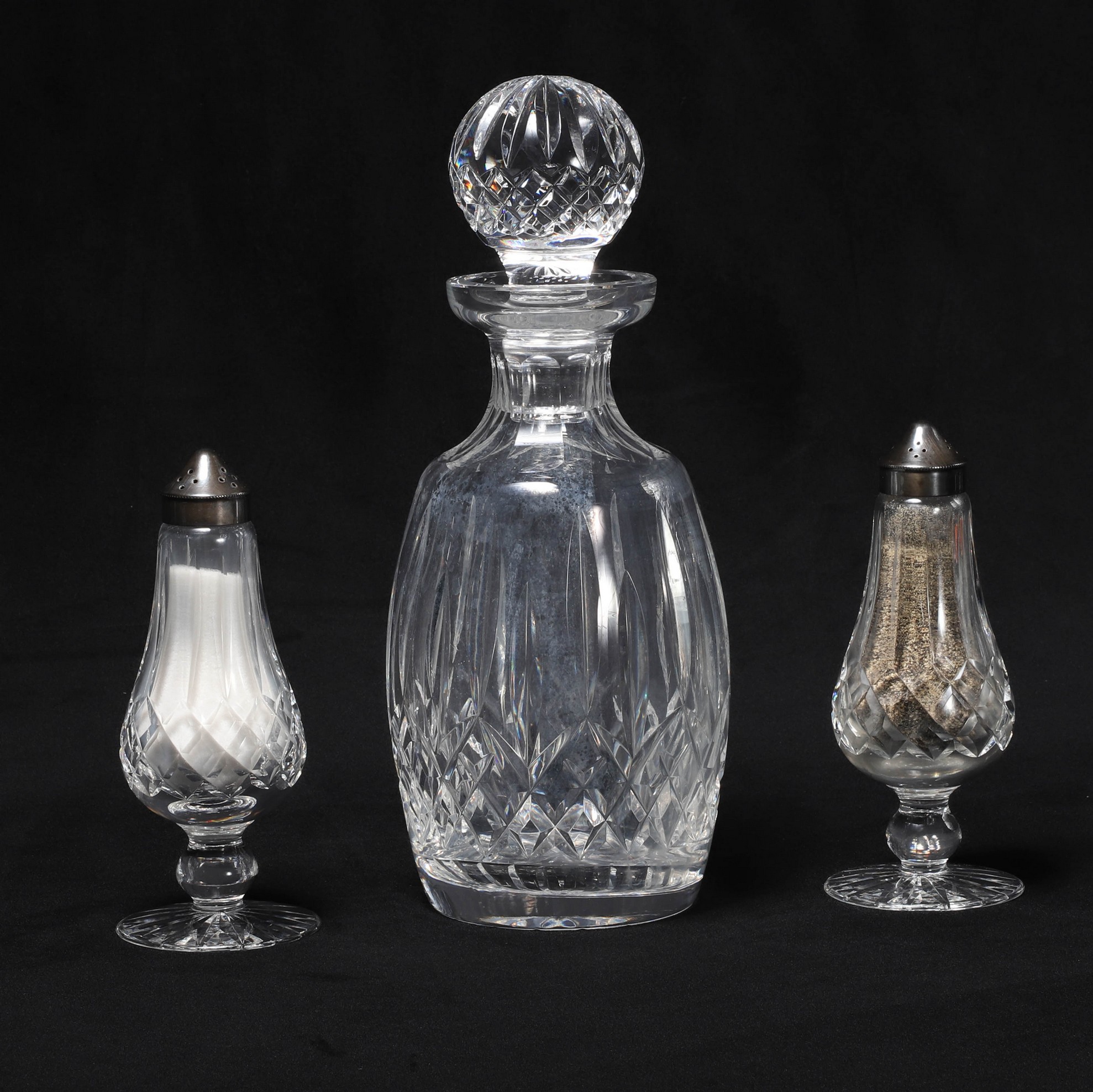  3 Pcs Waterford Lismore crystal  27a5d7