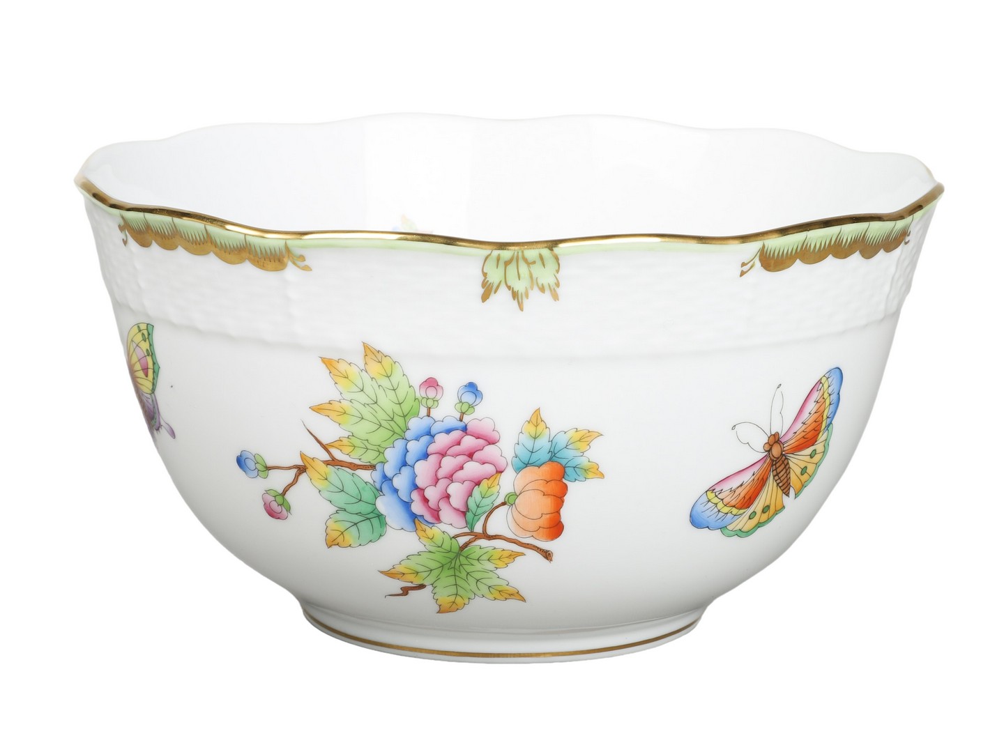 Herend porcelain serving bowl, Queen