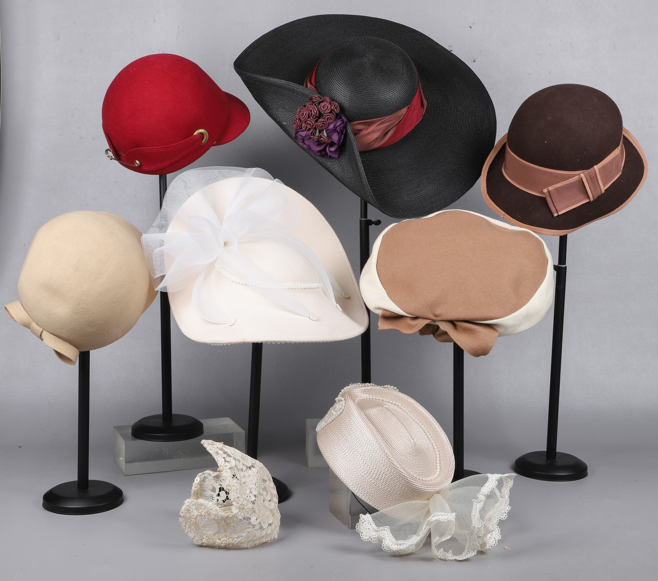 Vintage hat grouping to include 1970s