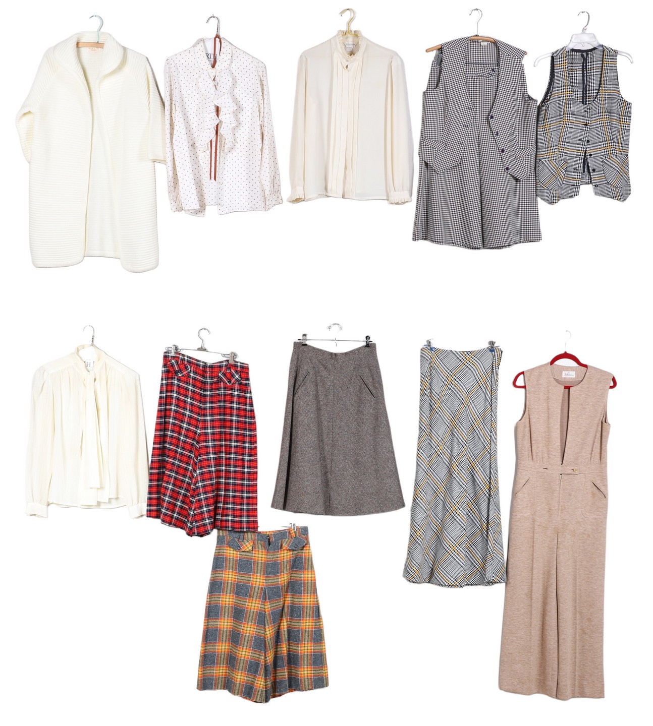 60's/70's Ensemble, skirts, jumpsuit