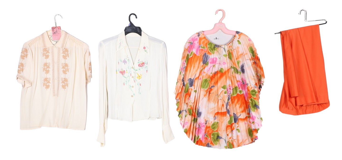 (3) 60's blouses and ensemble to