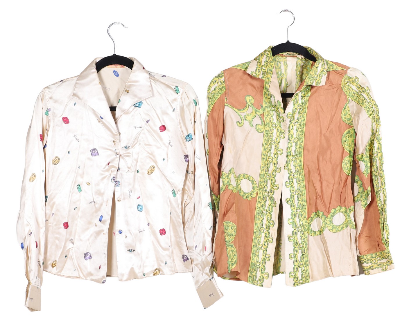  2 1960 s Silk Emilio Pucci blouses 27a6fd