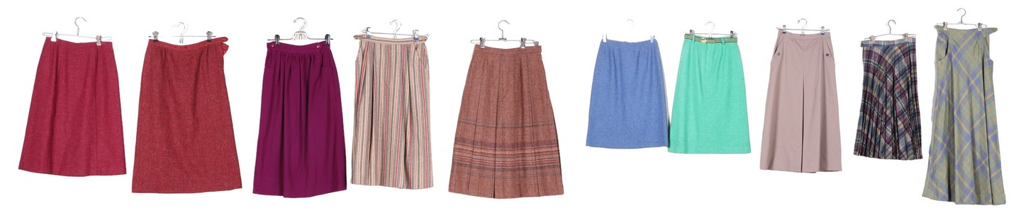 (10) Wool skirts to include The