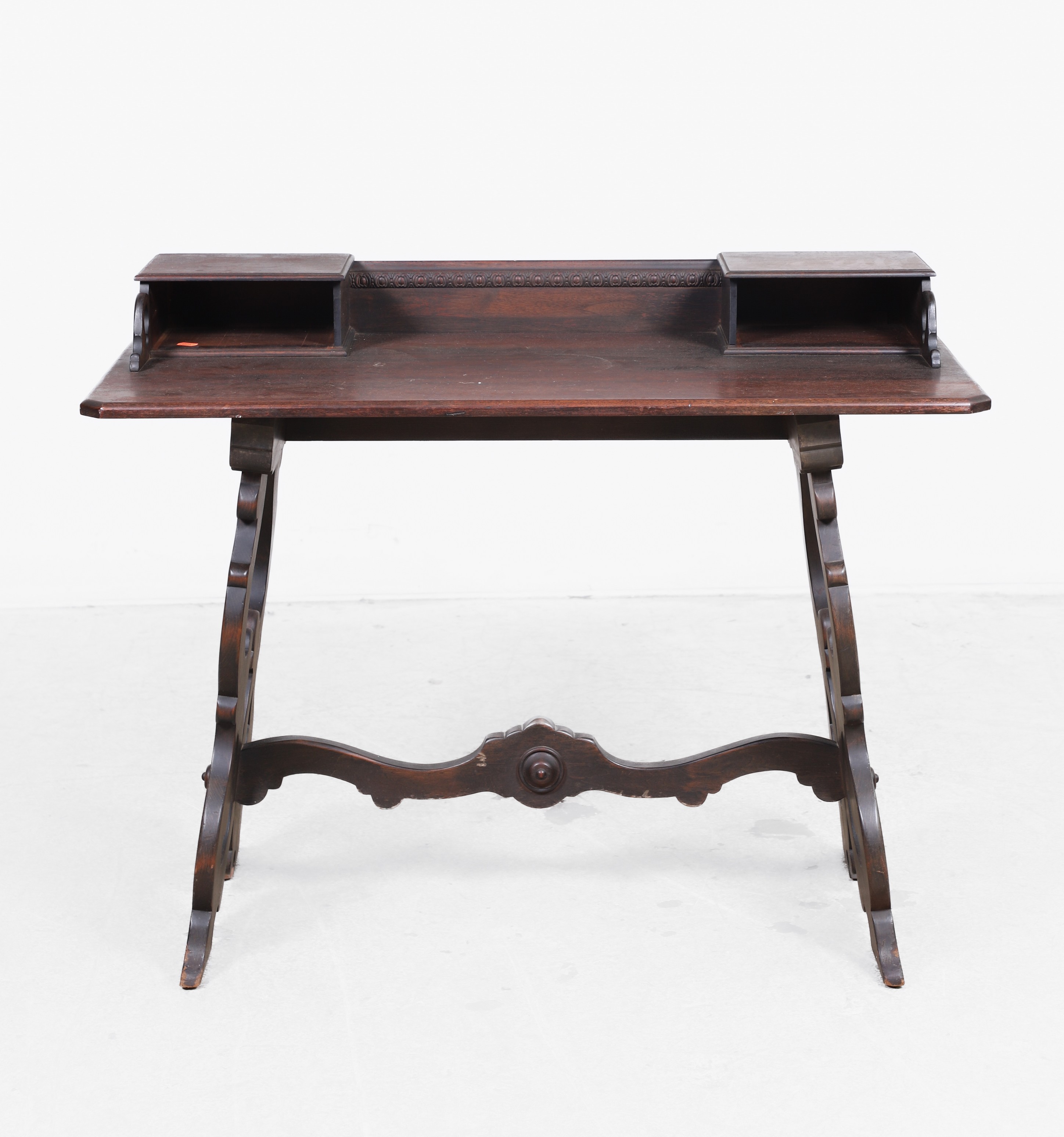 Victorian mahogany carved library 27a75b