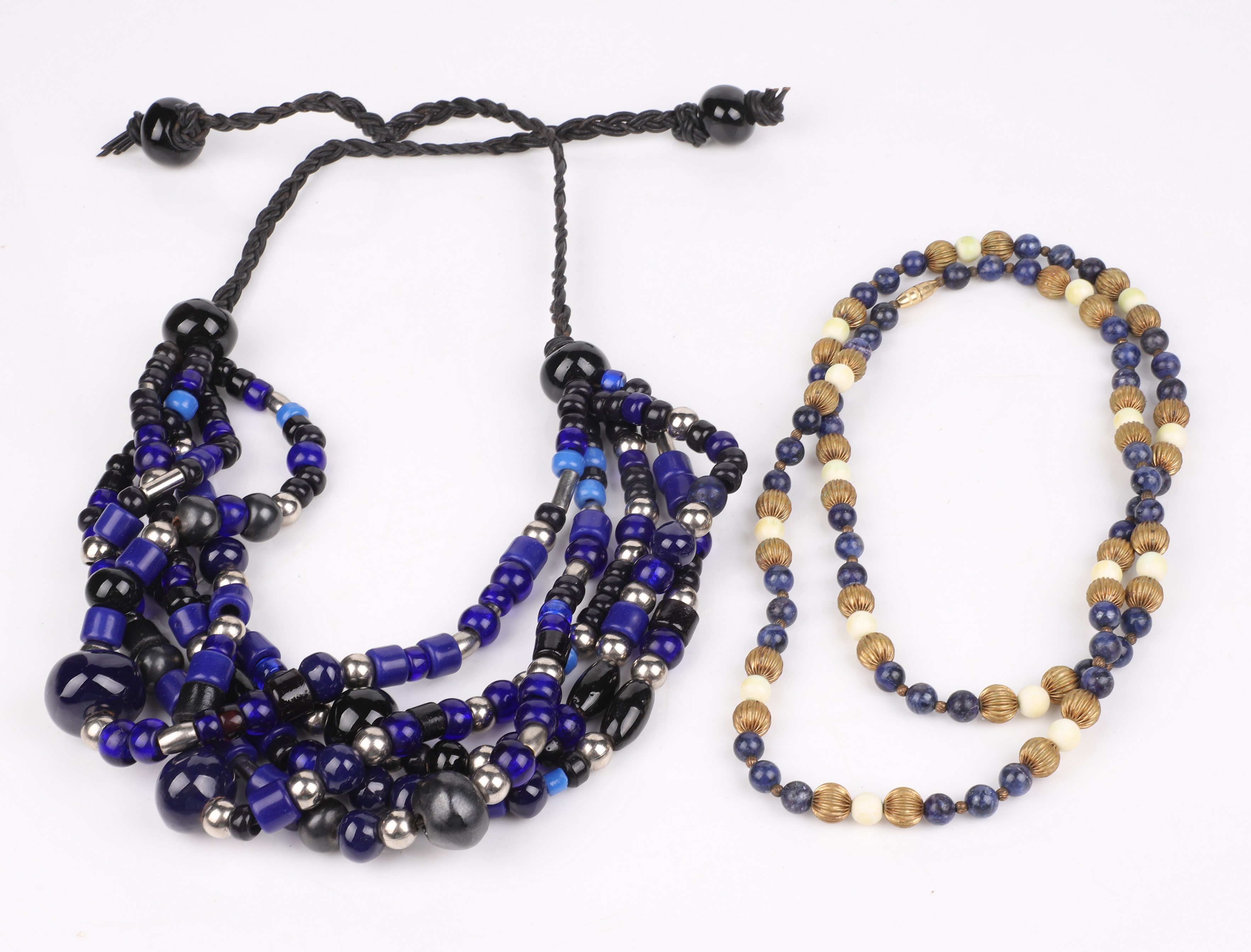 (2) Beaded necklaces to include