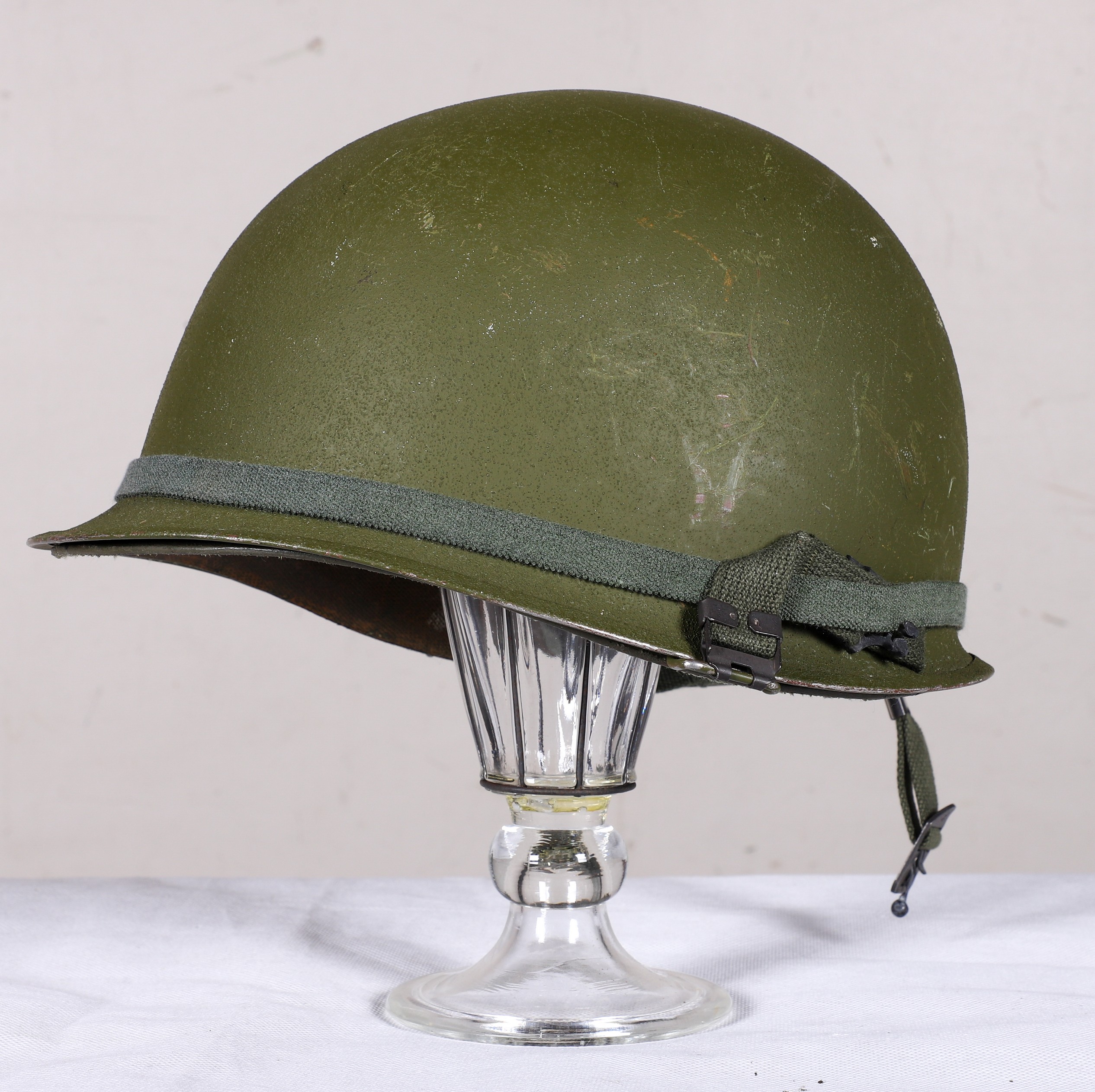 M1 helmet and liner,  Vietnam era