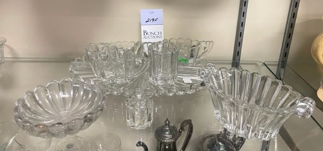  8 Pcs Heisey Crystolite glassware  27a7ff