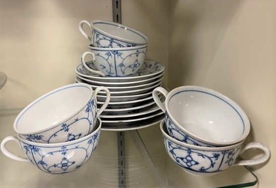 (16) Pcs Winterling porcelain dinnerware,
