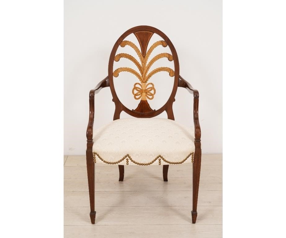 Karges mahogany arm chair with