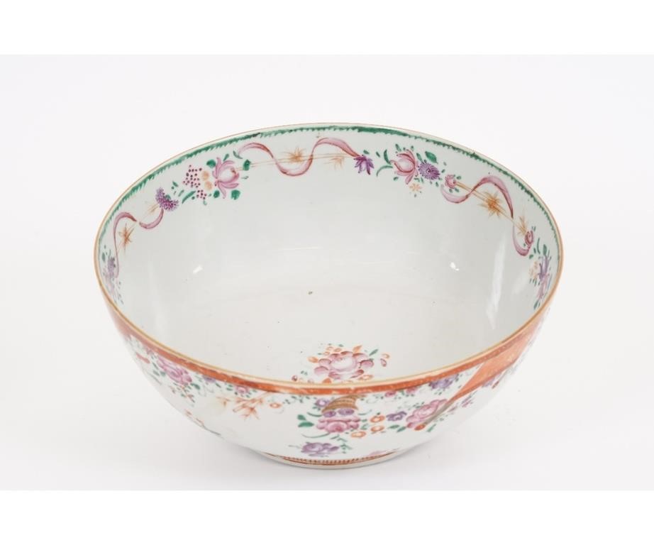 Chinese porcelain punch bowl 18th 278ea9