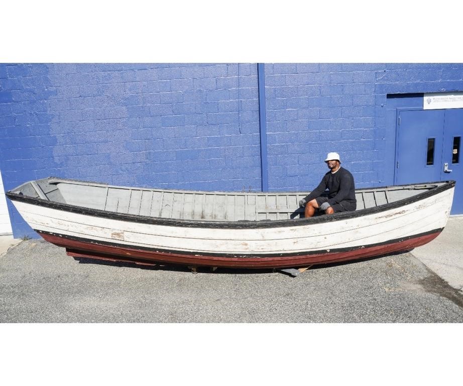 Surf Boat wooden rowing boat mid 20th 278f32