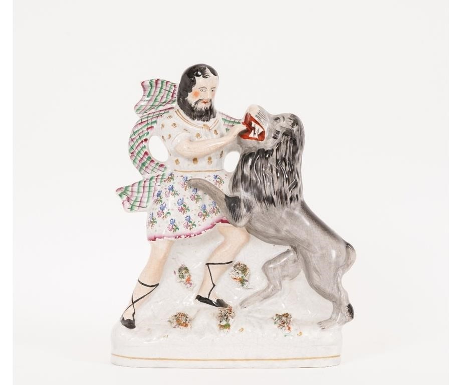 Staffordshire Sampson and The Lion,