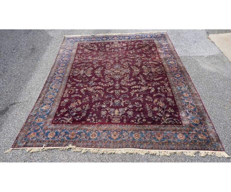 Kerman room size carpet, mauve