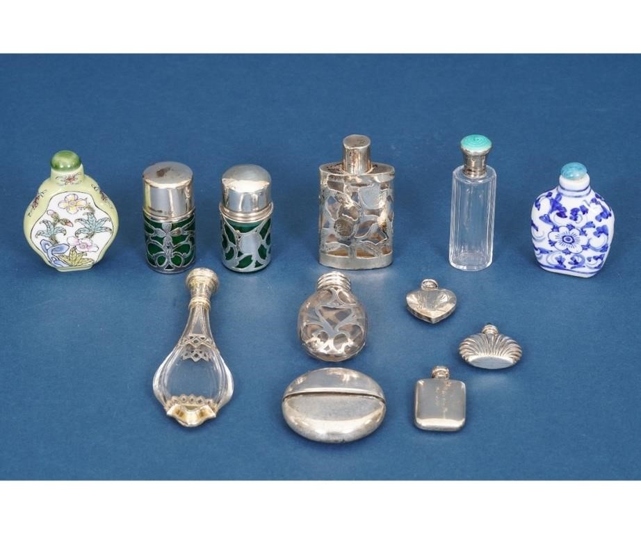 Snuff bottles to include sterling 278fd1