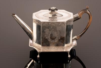 A George III silver teapot and 2794ac