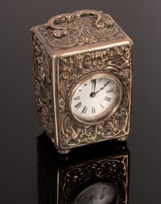 A silver cased carriage timepiece  2794b8