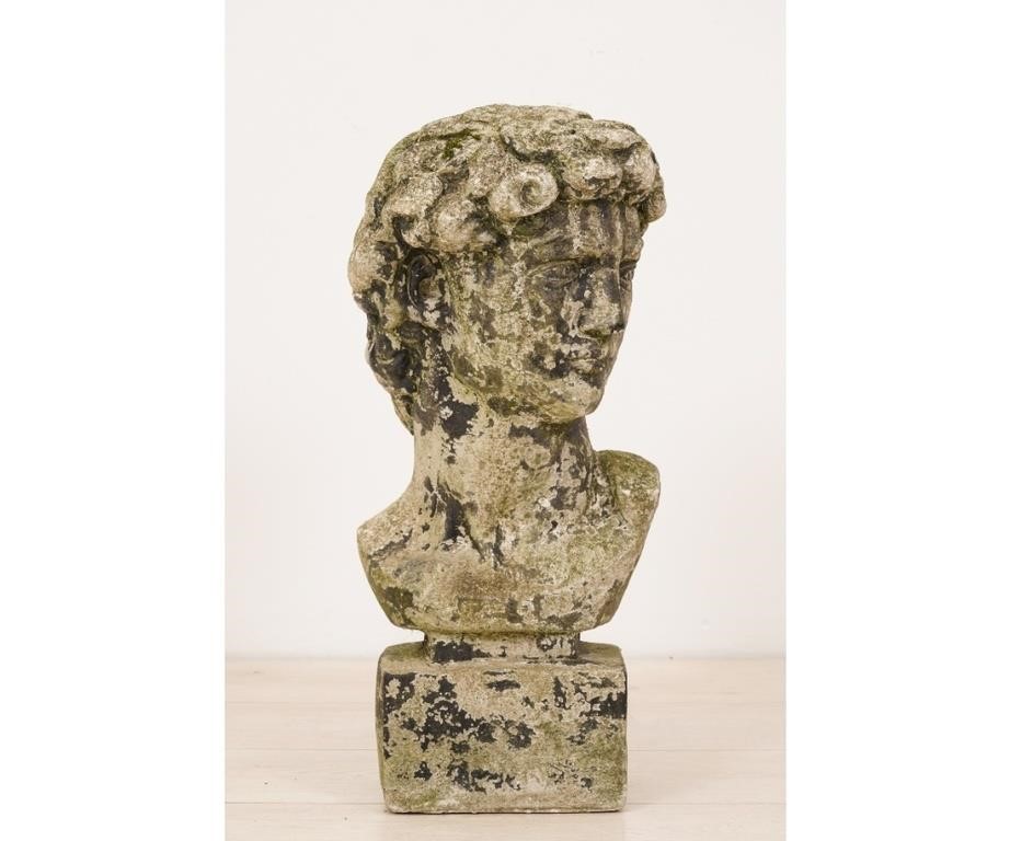 Large cast stone bust of Caesar  282712