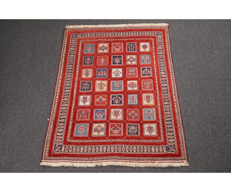 Persian center hall carpet with