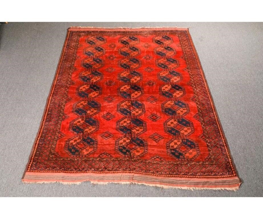 Room size Bokhara carpet, overall