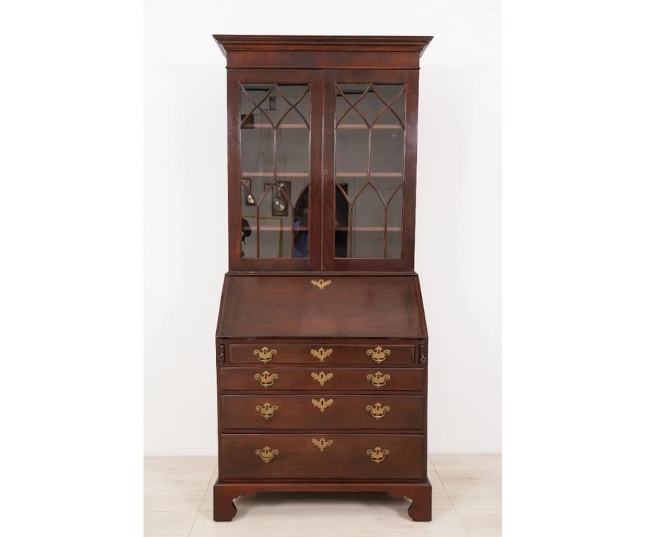 Georgian mahogany two part secretary 282768