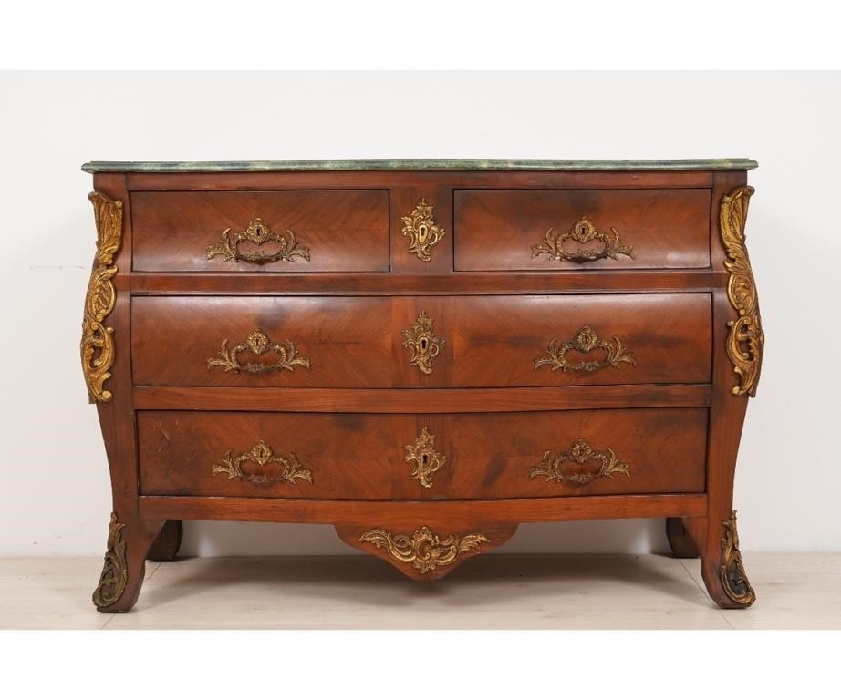 Trouvailles Inc fruitwood chest 28276e
