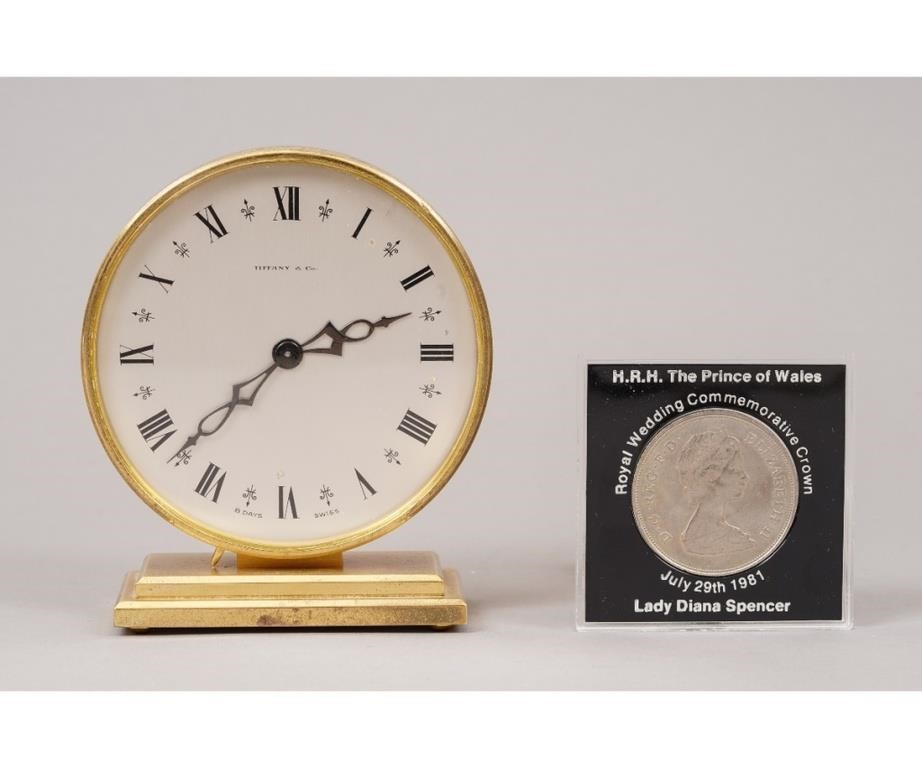 Tiffany & Co. desk clock by Concord