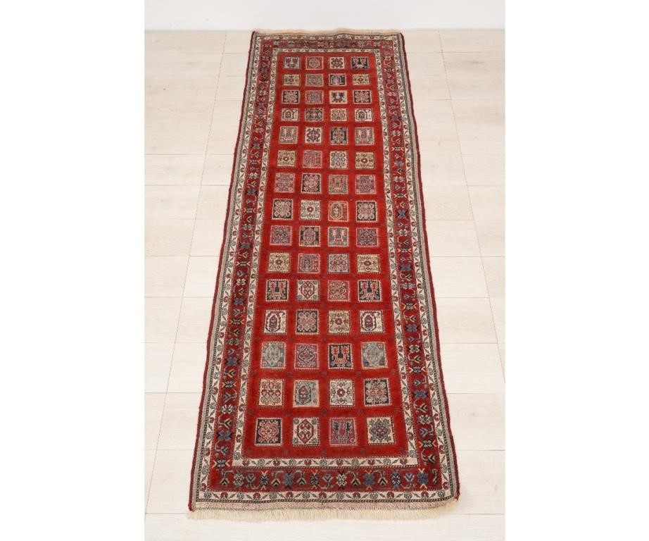 Persian hall runner with red field 28278f