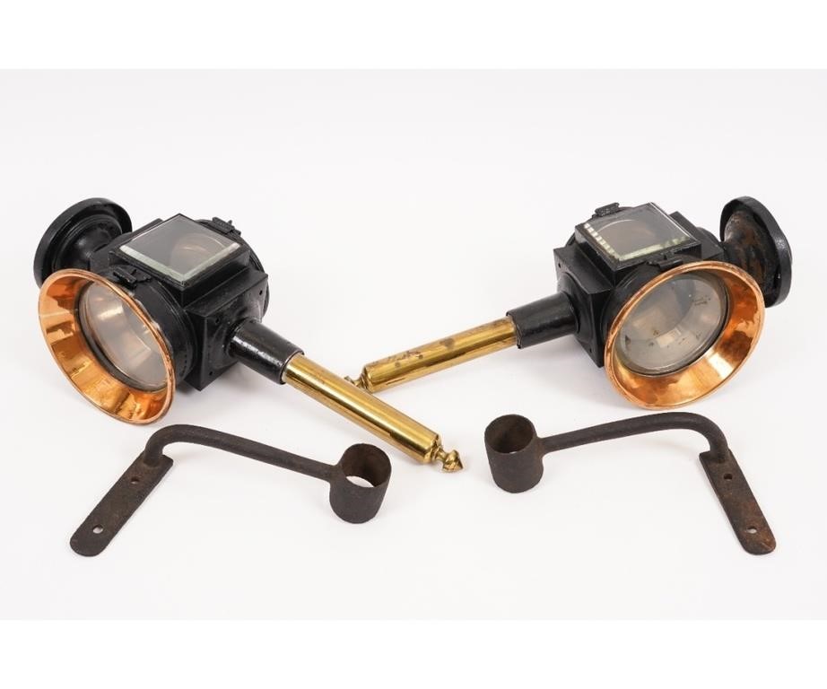 Large pair of brass copper black 282804