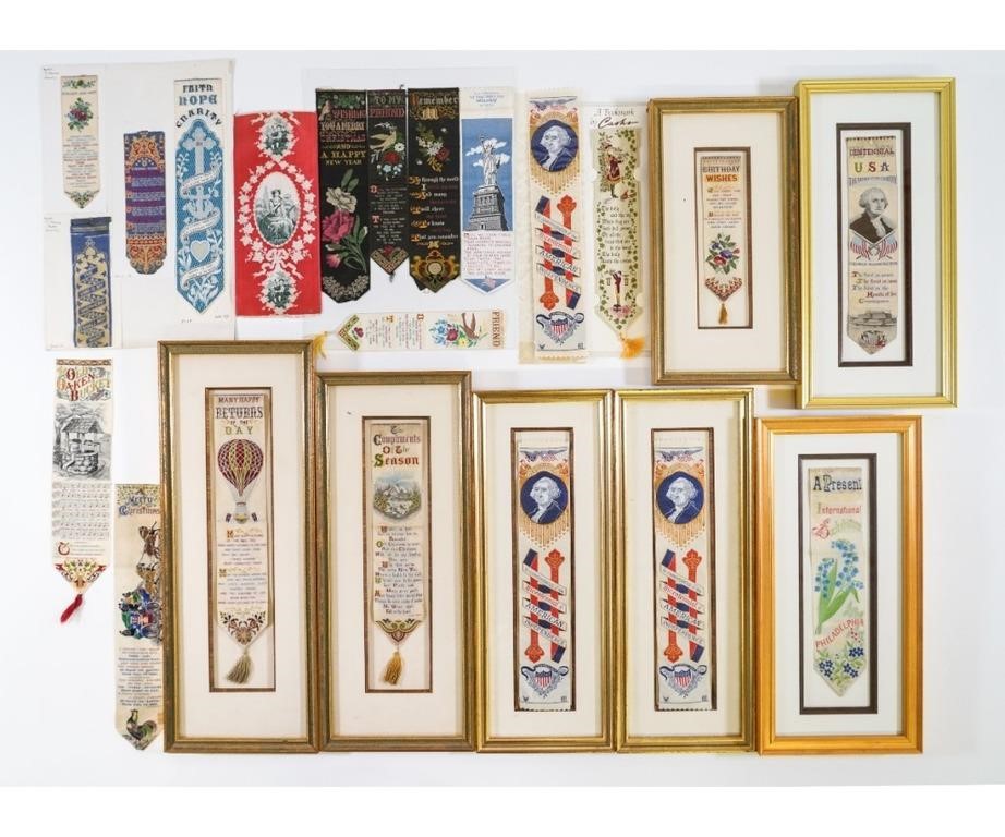 Collection of political silk banners bookmarks 282854