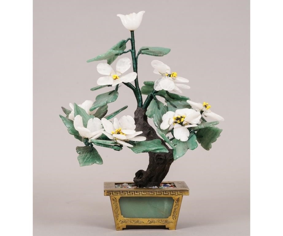 Chinese jade tree 20th c with 28288f