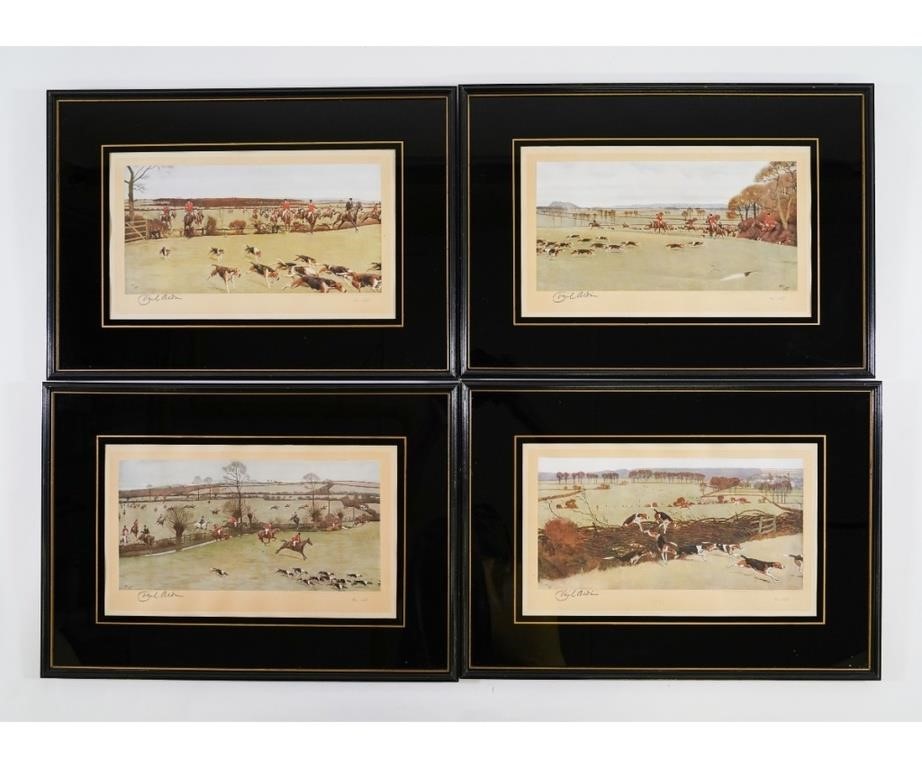 Four Cecil Aldin framed and matted 2828cc