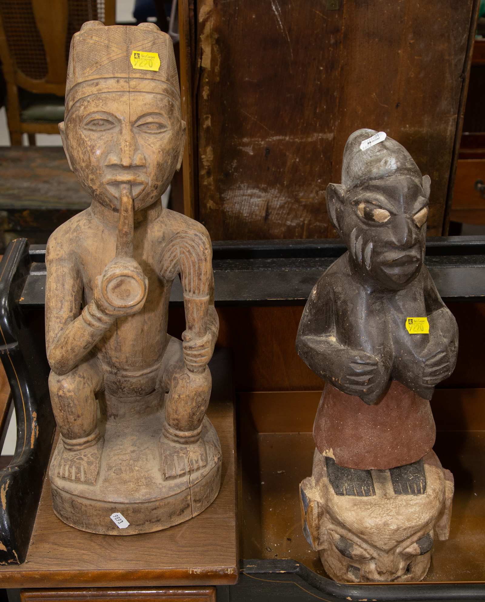 SELECTION OF AFRICAN ARTWORKS All