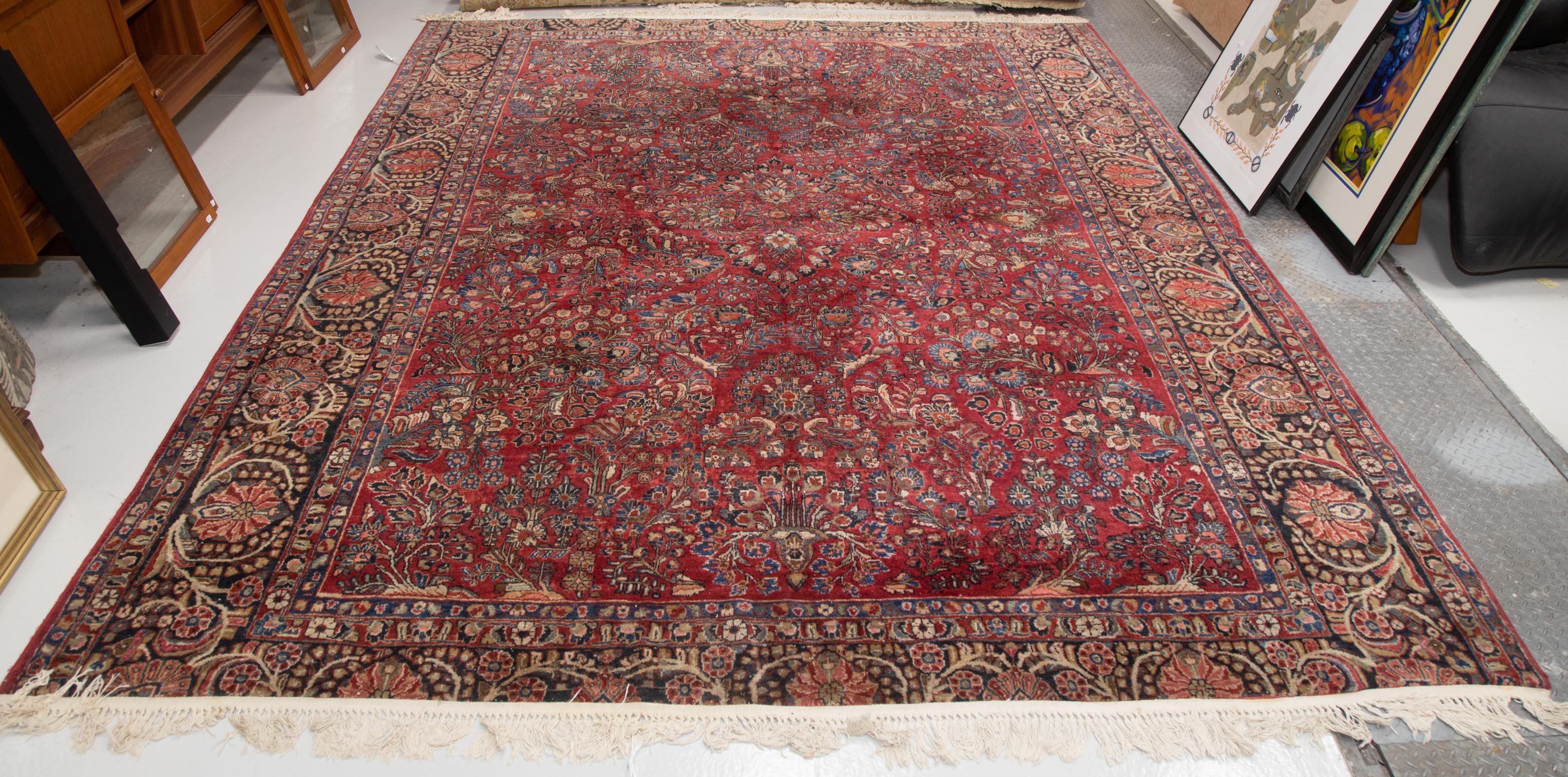 SEMI ANTIQUE SAROUK RUG PERSIA  2882a9