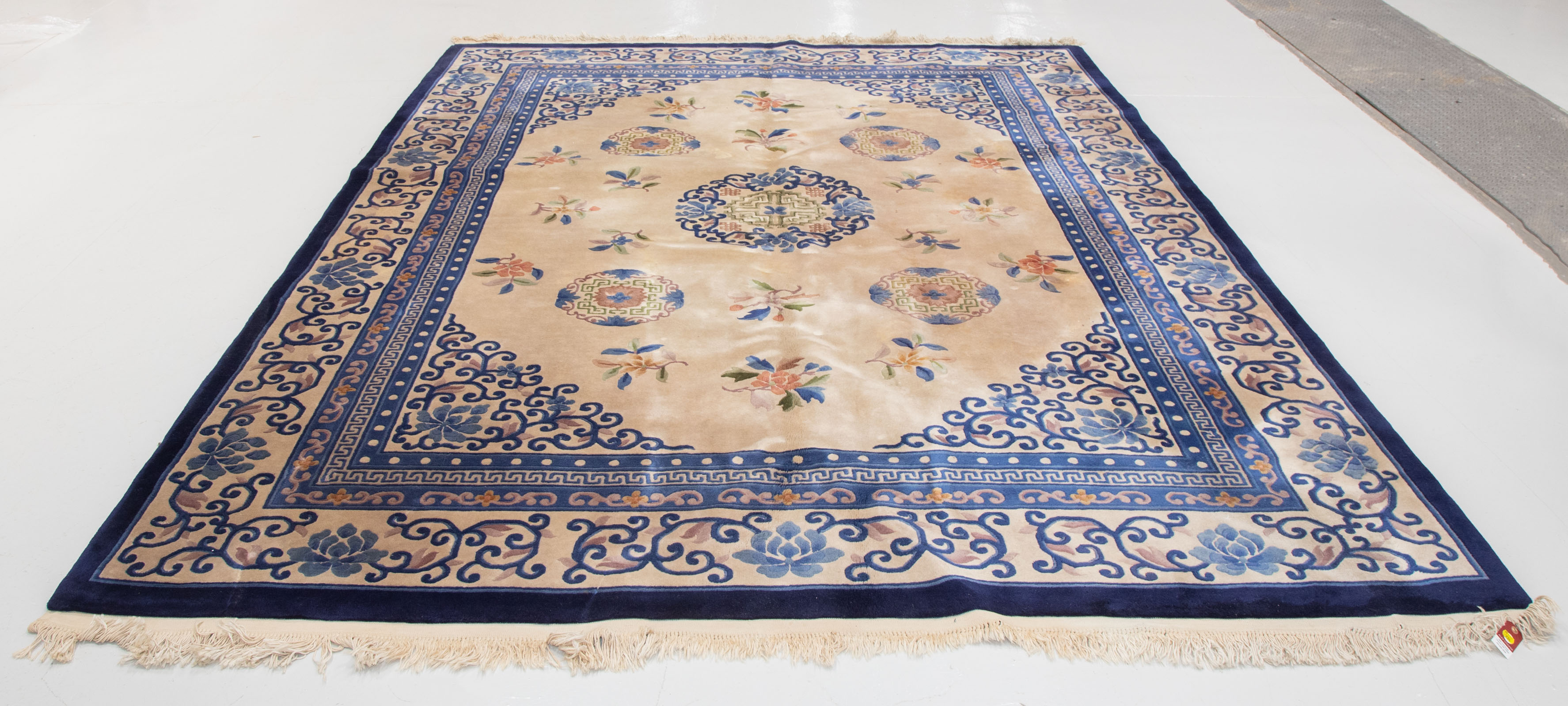 CHINESE 90 LINE CARPET 8 11 X 2882aa