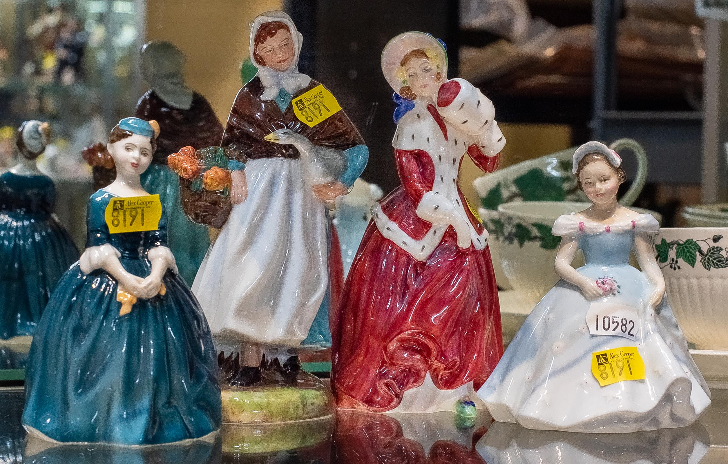 FOUR ROYAL DOULTON FIGURES Including 2884e5