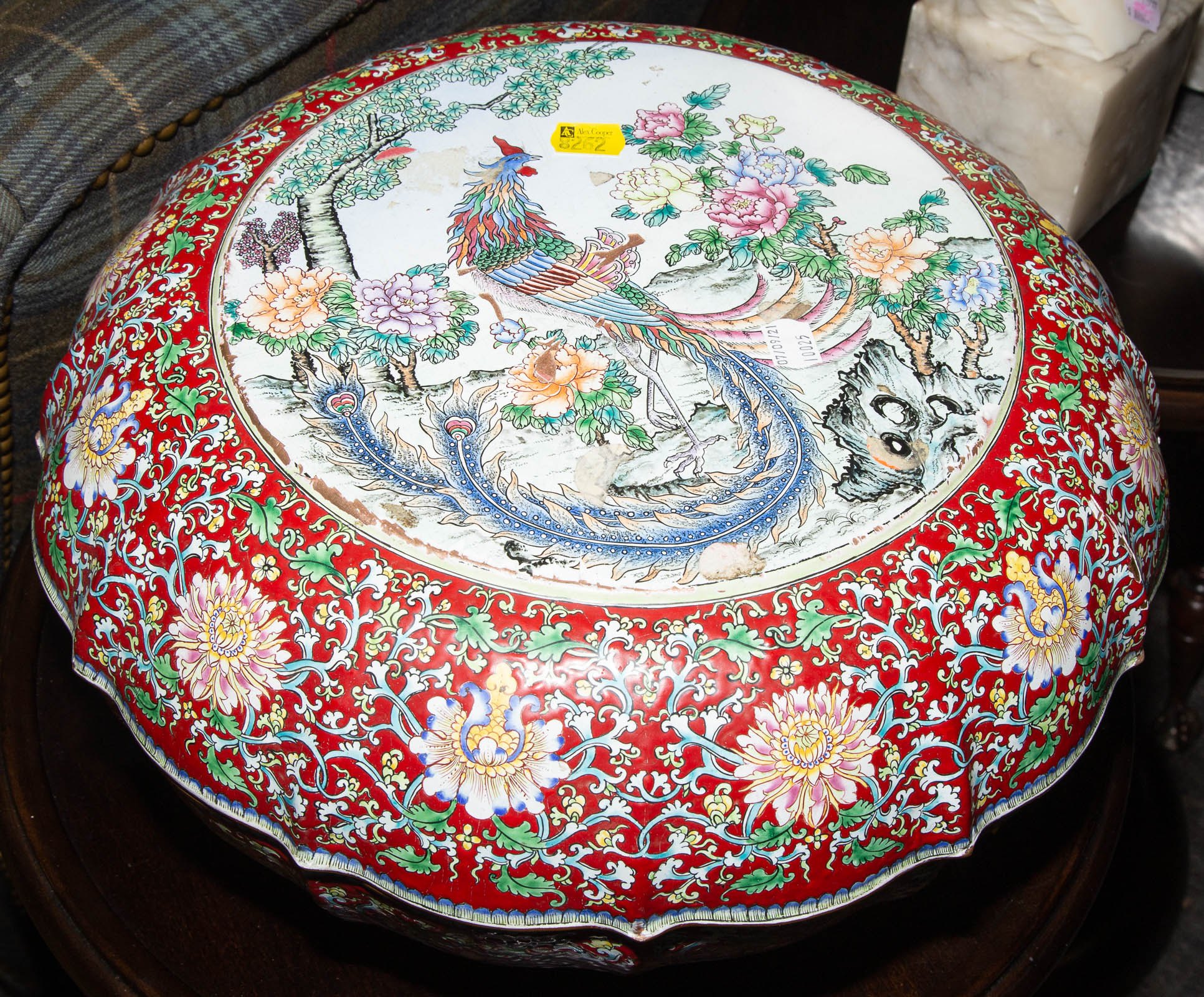 CHINESE CANTON ENAMEL DOWRY BOX 288536