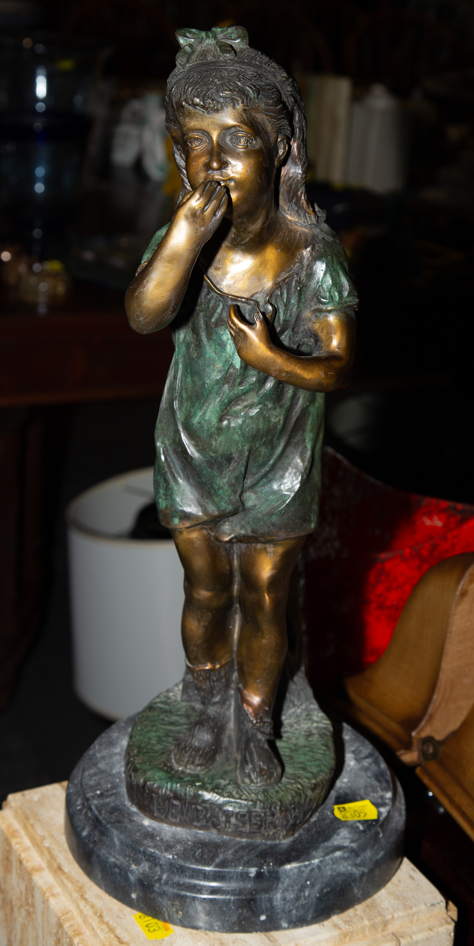 AFTER BAISER. MODERN BRONZE GIRL