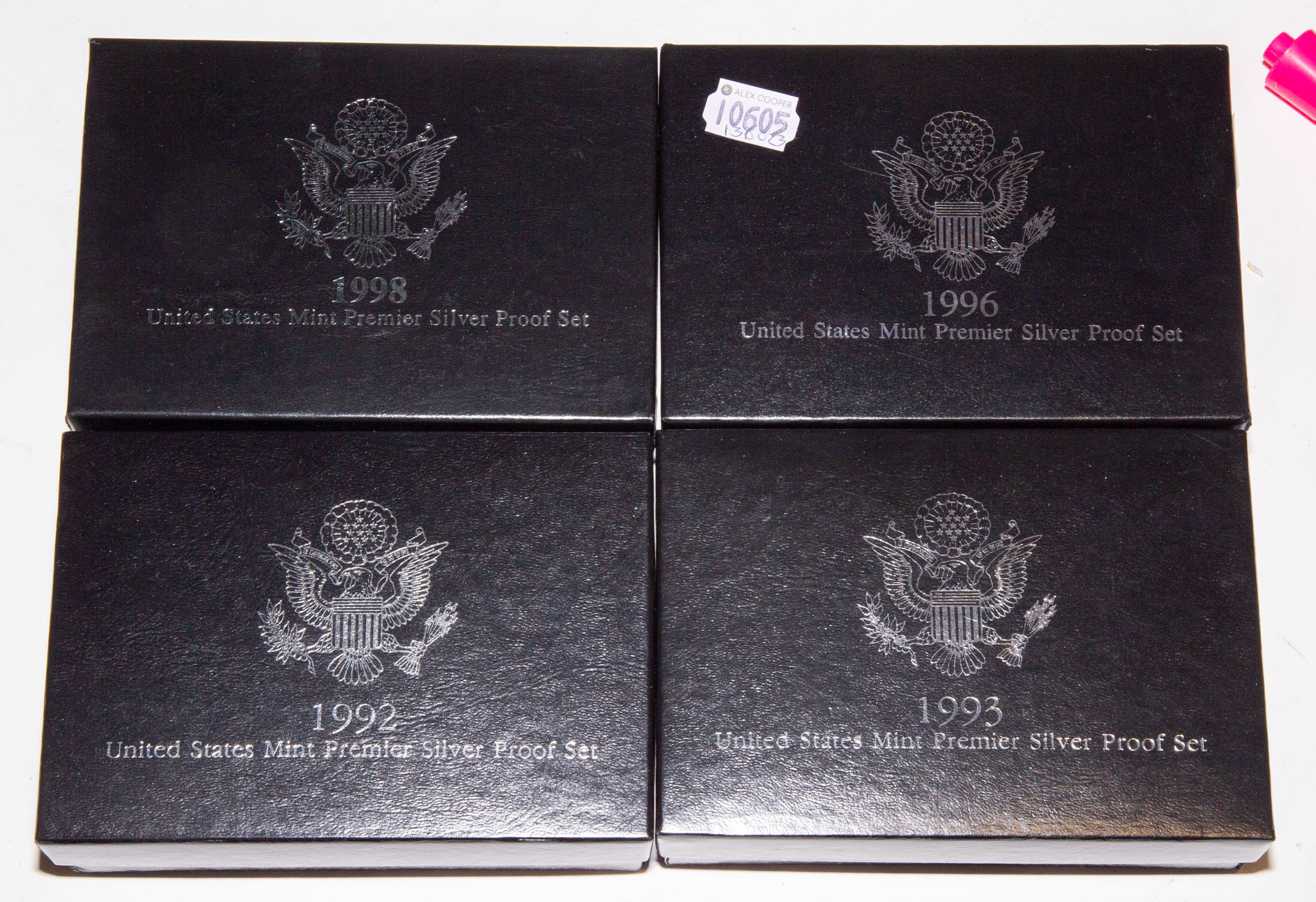 FOUR PREMIER SILVER PROOF SETS: