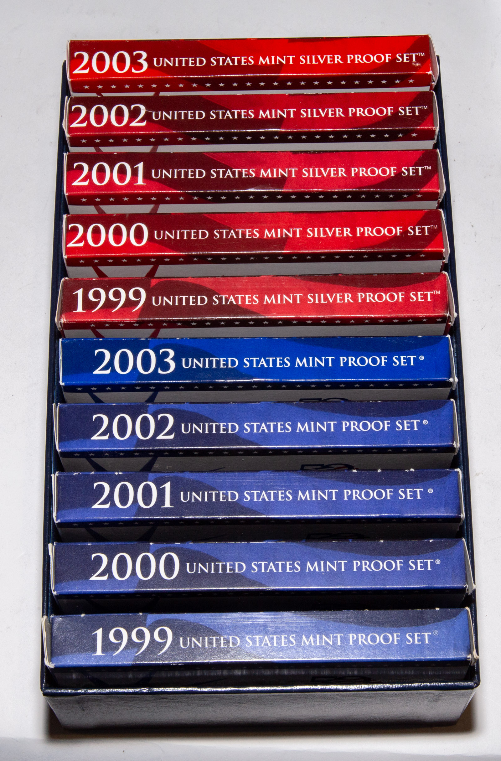 1999-2003 US PROOF SETS REGULAR
