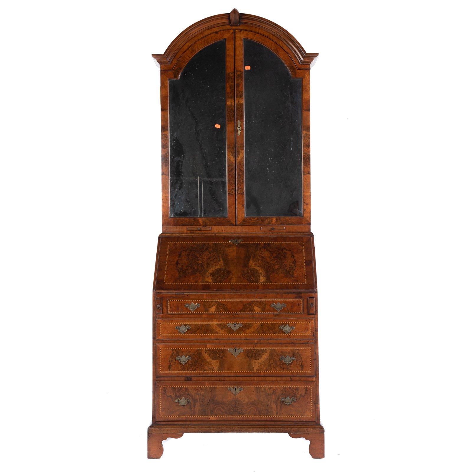 GEORGE III MAHOGANY SECRETARY DESK 2886ab