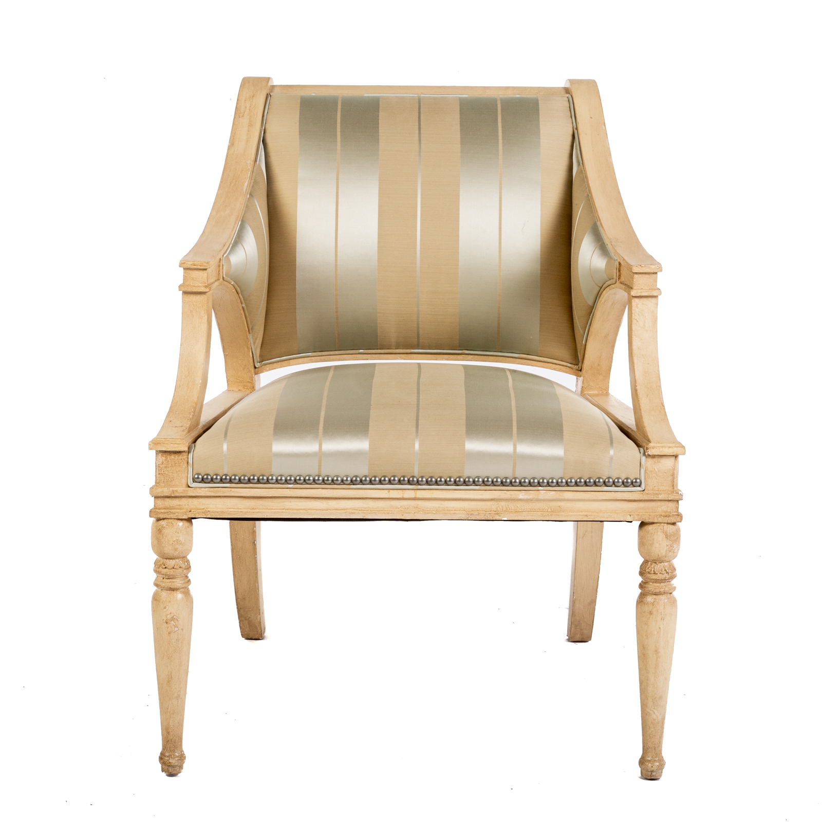 HICKORY CHAIR REGENCY STYLE UPHOLSTERED